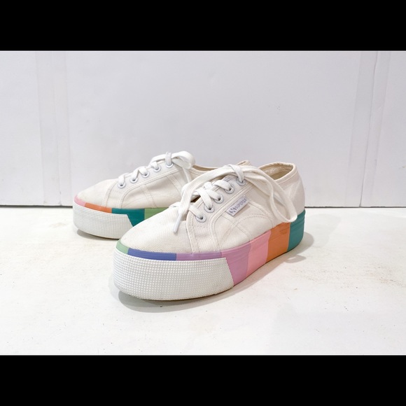 Superga Pastel Platform Sneakers - Picture 6 of 7